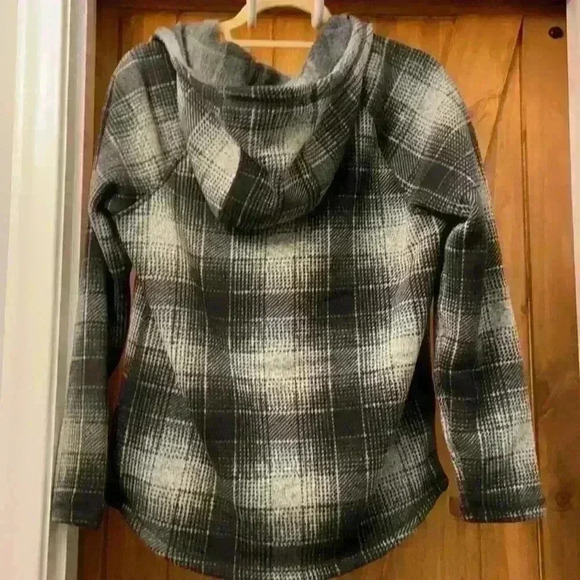 Woman’s The North Face Quarter Zip Printed Crecent Pullover Hoodie-Small - Picture 5 of 7